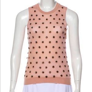Valentino Virgin Wool Tank Top. Size Petite.